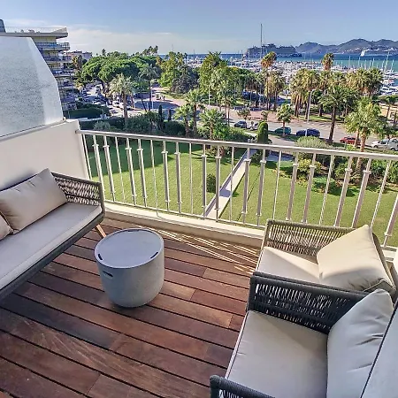 Luxury Amazing 3 Bedrooms, 3 Bathrooms On The Croisette 408 Lägenhet